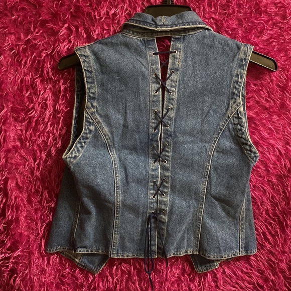 Nuovo Jean vest size small vintage denim - Picture 3 of 4